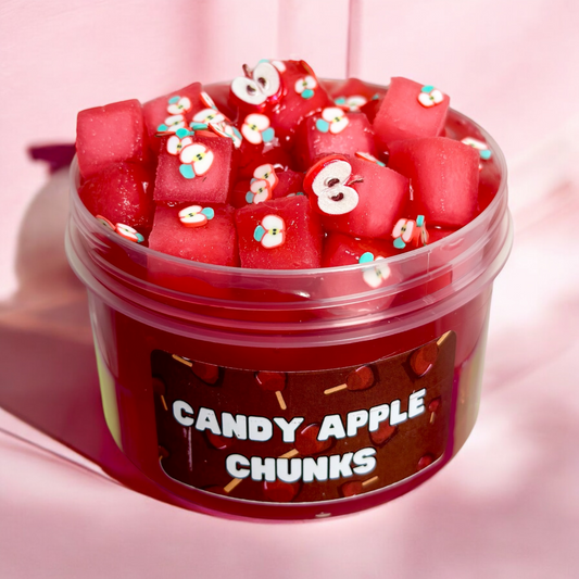 Candy Apple Chunks - Jellycube Slime