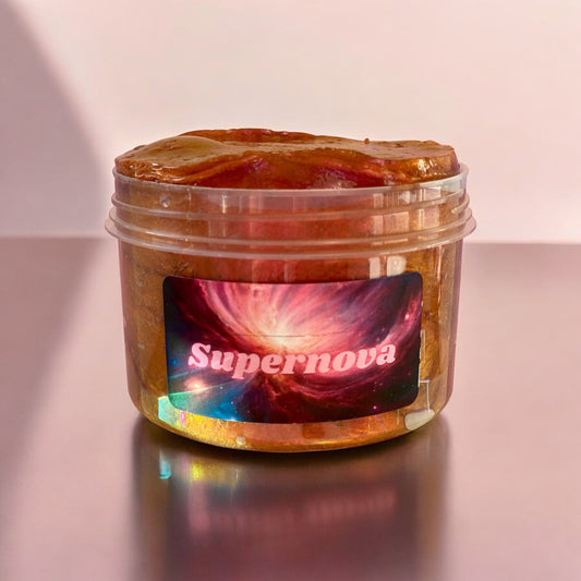 Supernova- Pigmentet Clear Slime - Colourshift Slime