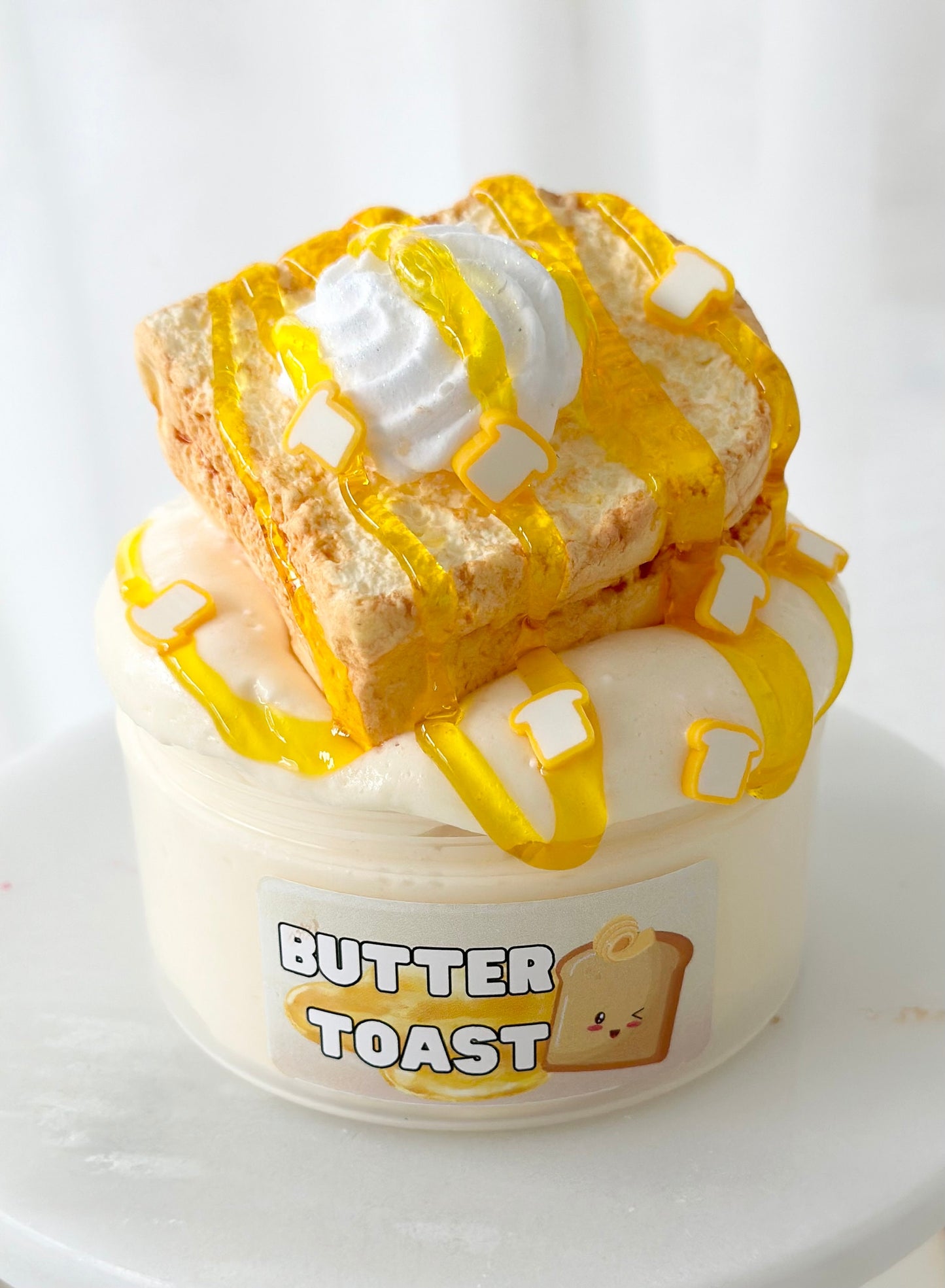 Butter Toast, DIY Clay Slime, Butter Slime