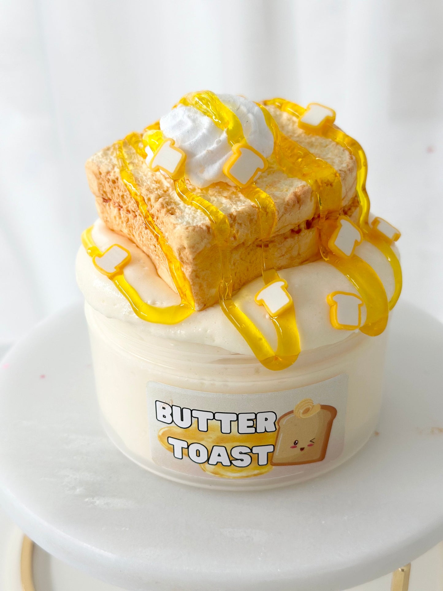 Butter Toast, DIY Clay Slime, Butter Slime